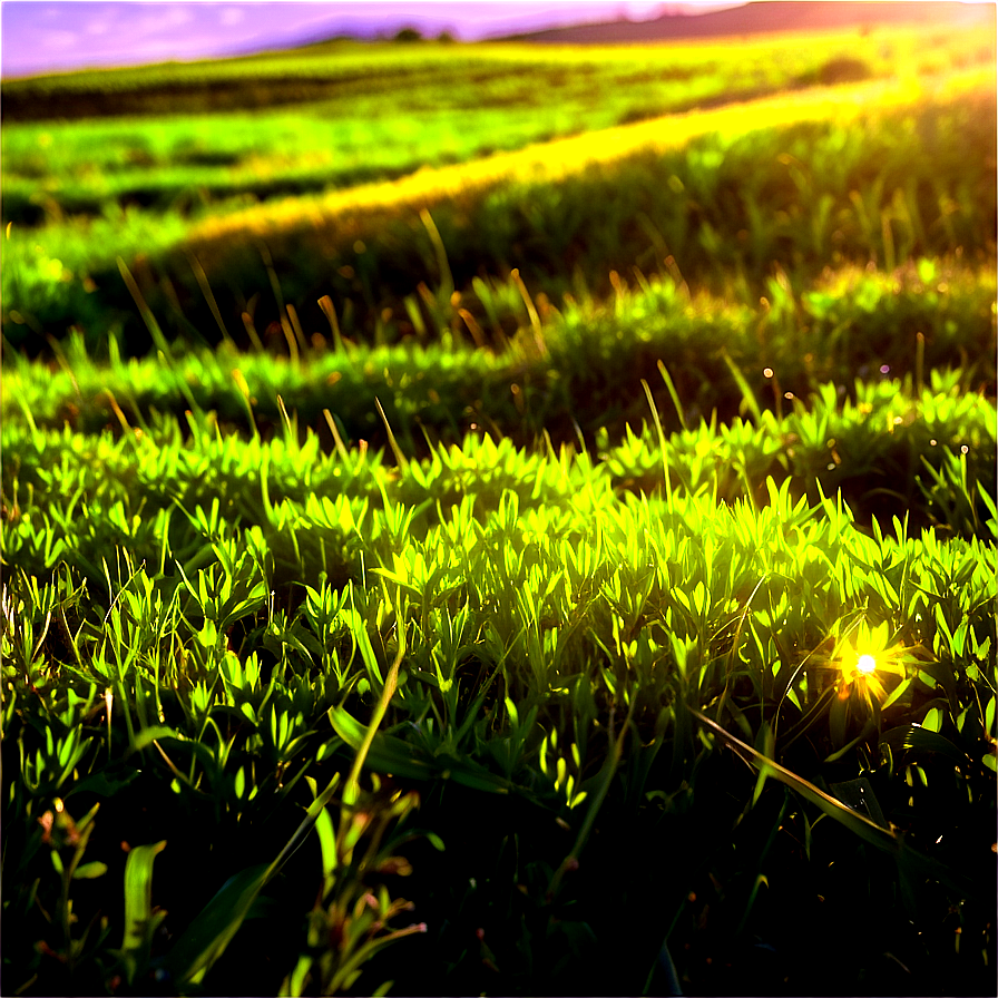 Vibrant Sunny Field Png Elc PNG Image