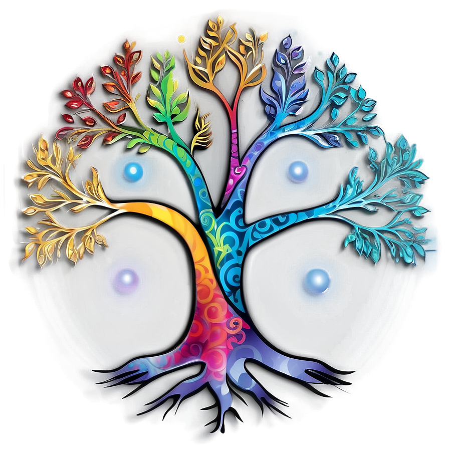 Vibrant Tree Of Life Artwork Png 86 PNG Image