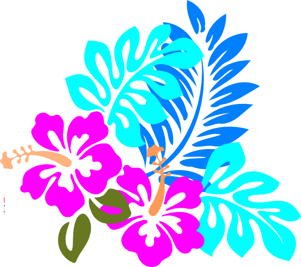 Vibrant Tropical Flora Illustration PNG Image