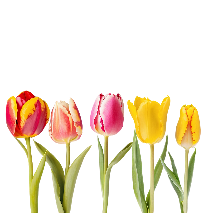 Vibrant Tulips Array Png 05242024 PNG Image