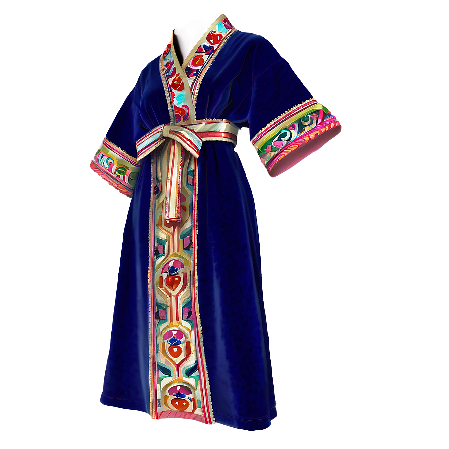 Vibrant Turkish Robe Png 06132024 PNG Image