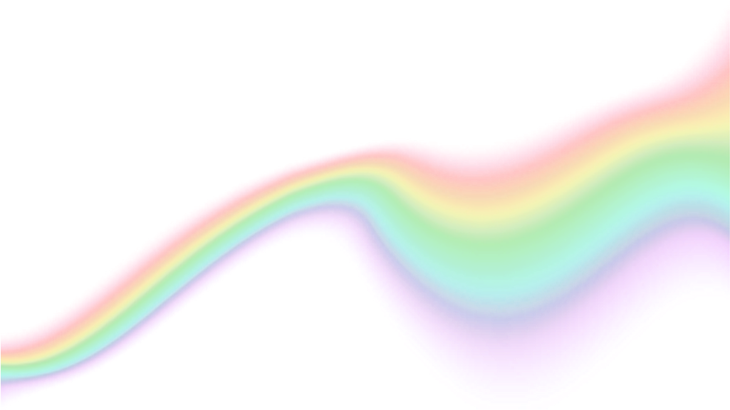 Vibrant Wavy Rainbow Graphic PNG Image