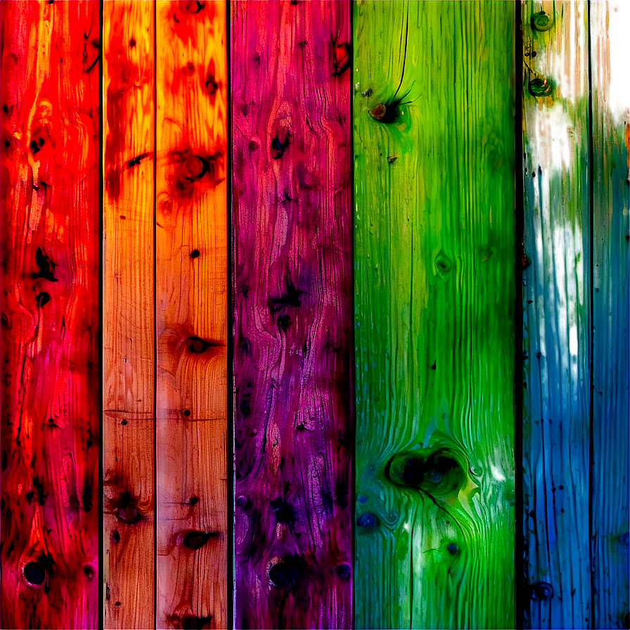 Vibrant Wooden Plank Color Png 06132024 PNG Image