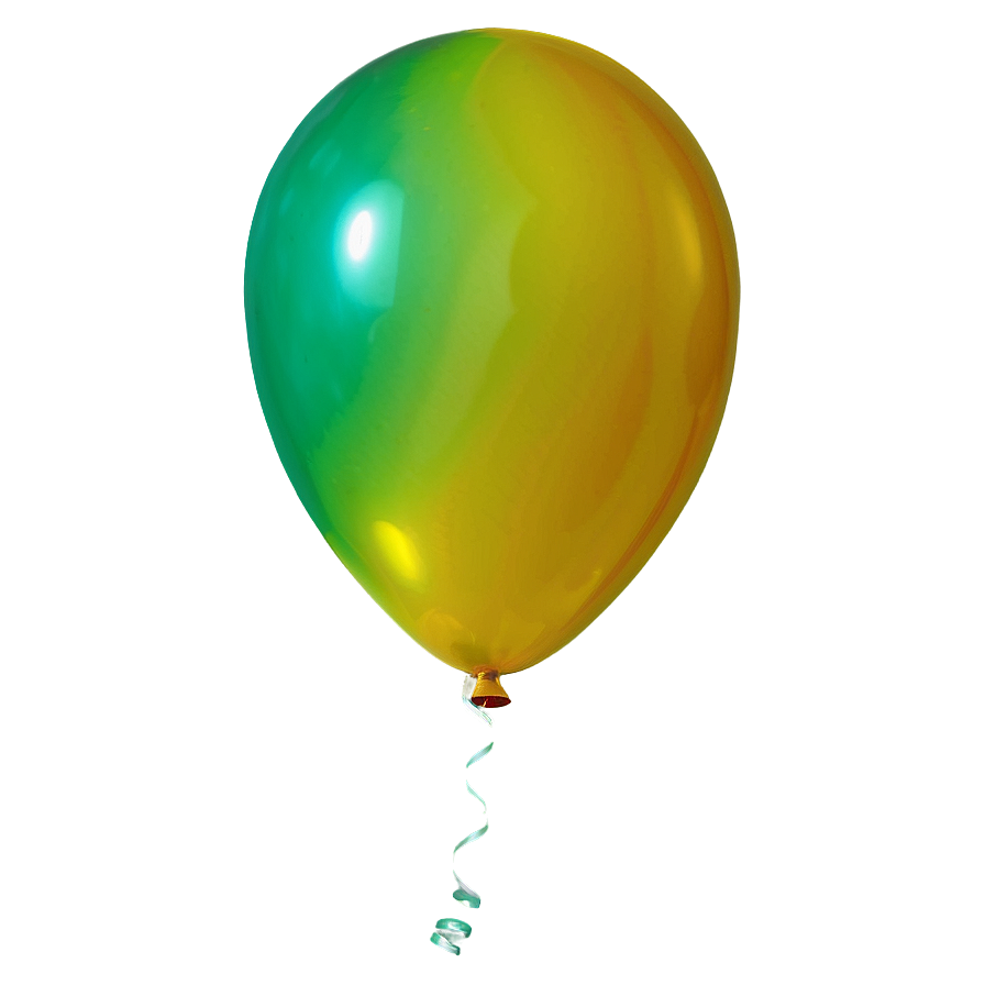 Vibrant Yellow Balloon Png Glt PNG Image