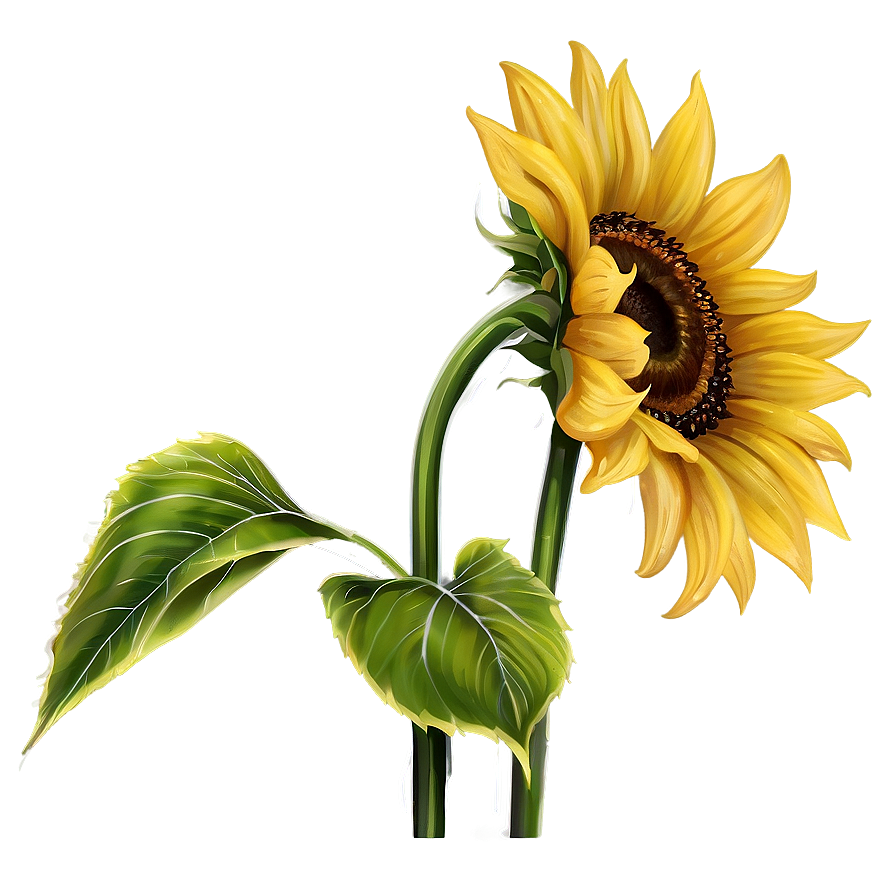 Vibrant Yellow Sunflower Png 77 PNG Image