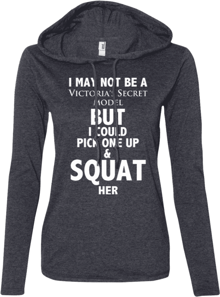 Victoria Secret Model Fitness Hoodie PNG Image