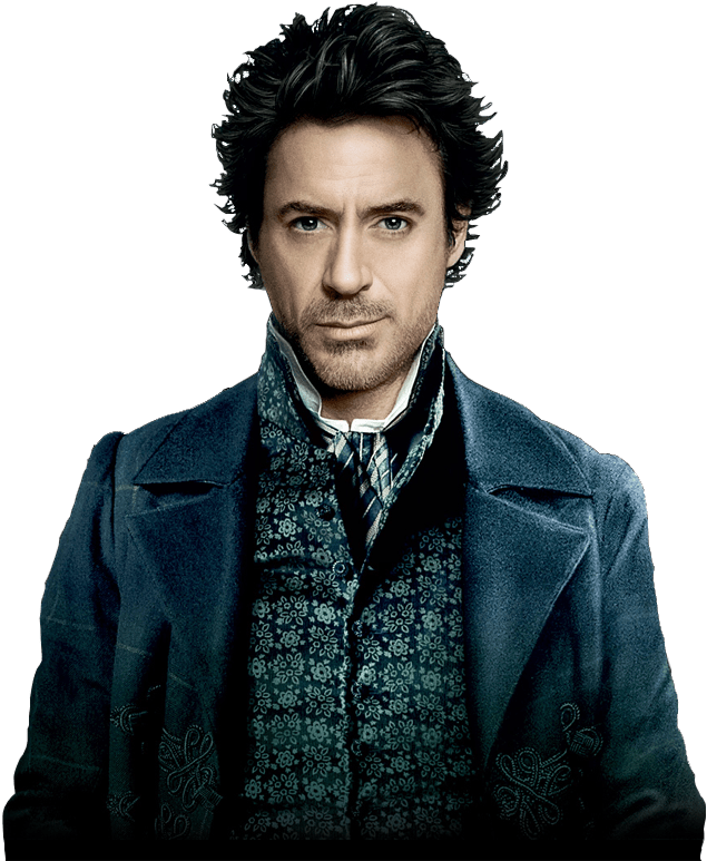 Victorian Detective Portrait PNG Image