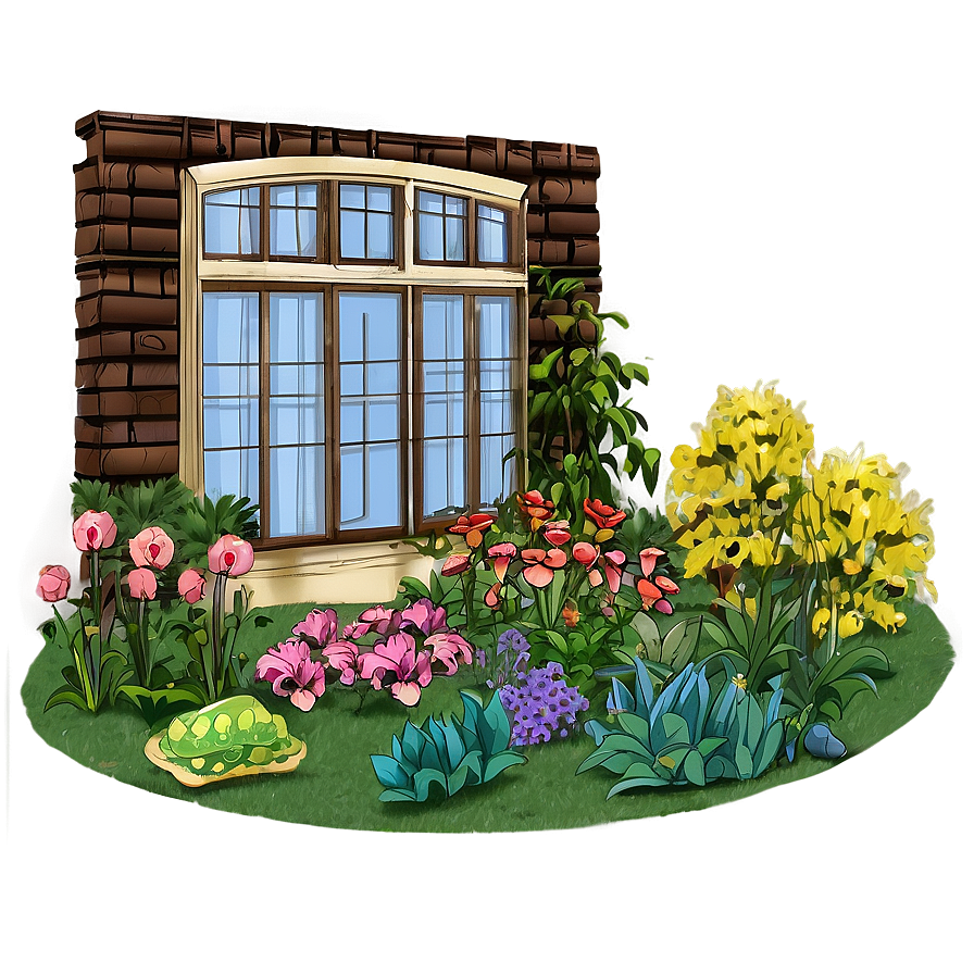 Victorian Garden Scene Png 95 PNG Image