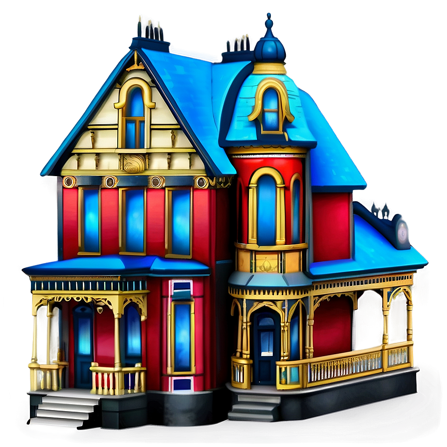 Victorian House Emoji Png 06132024 PNG Image