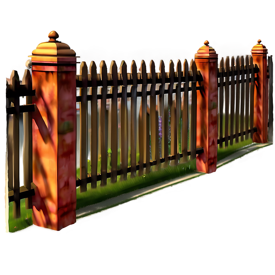 Victorian Style Fence Png Smj77 PNG Image