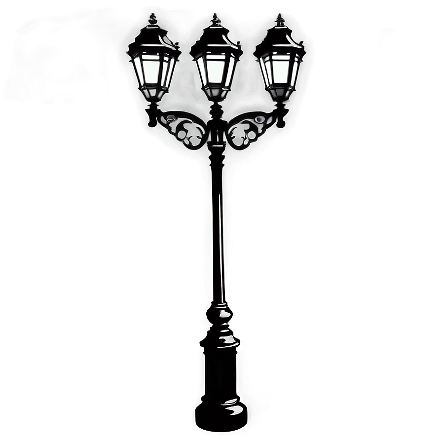 Victorian Style Light Post Png Obf27 PNG Image