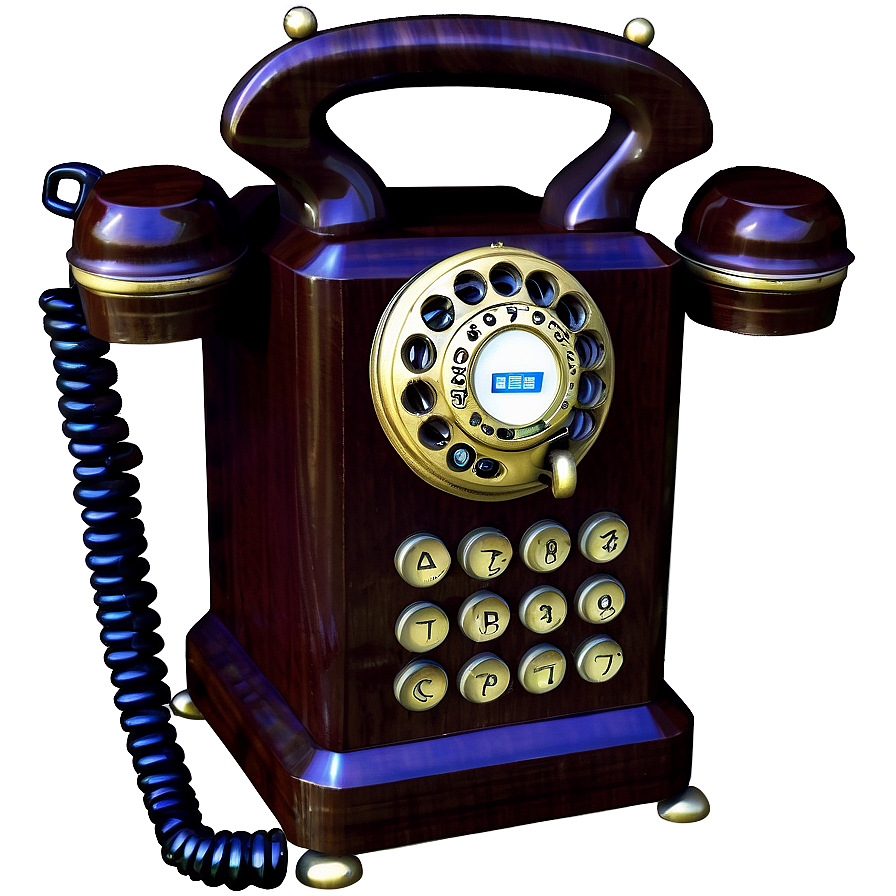 Victorian Style Telephone Png 05252024 PNG Image