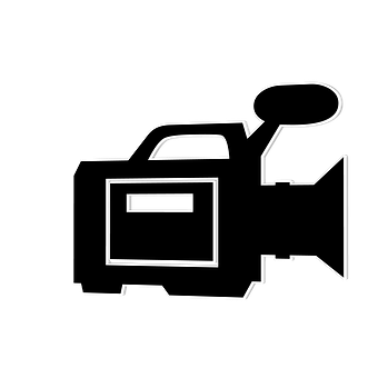 Video Camera Silhouette Icon PNG Image