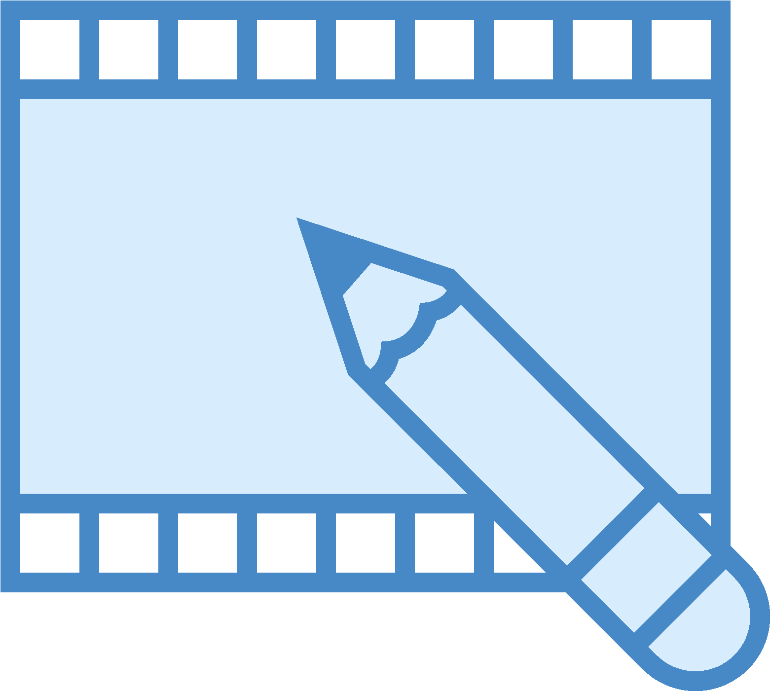 Video Editing Icon Concept PNG Image