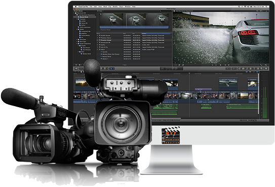 Video Editing Workstationand Equipment PNG Image