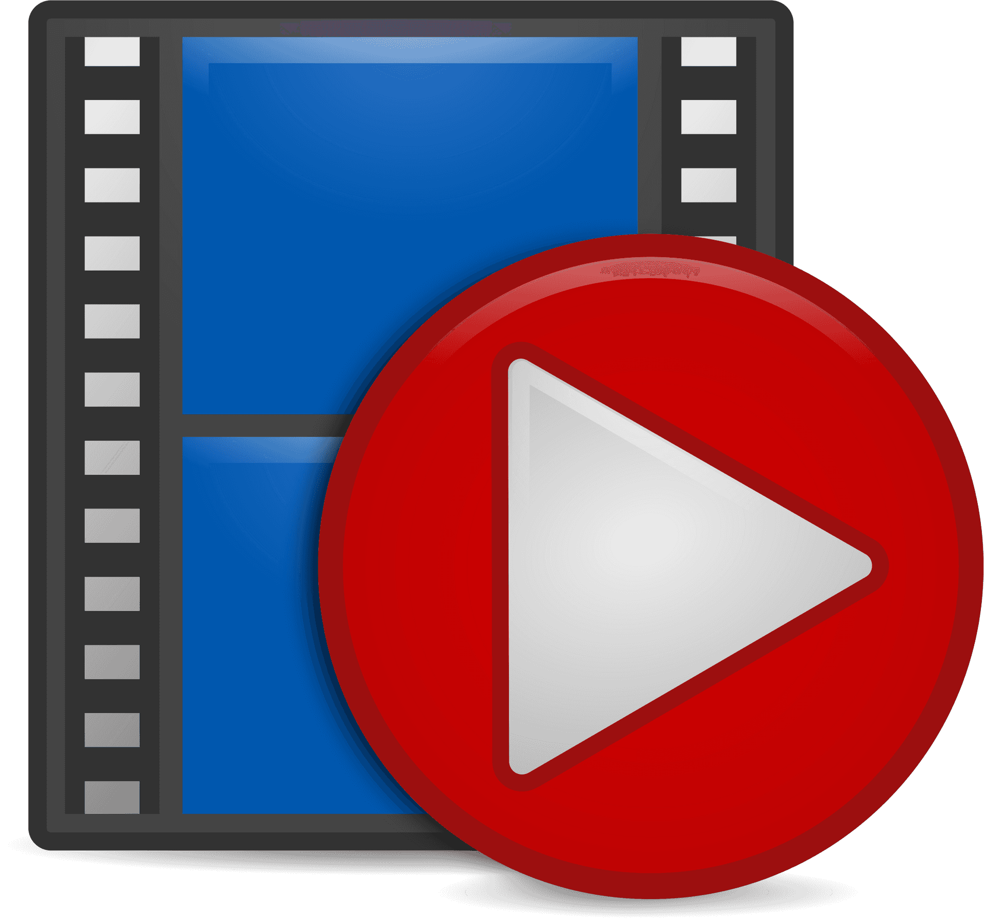 Video Play Button Icon PNG Image