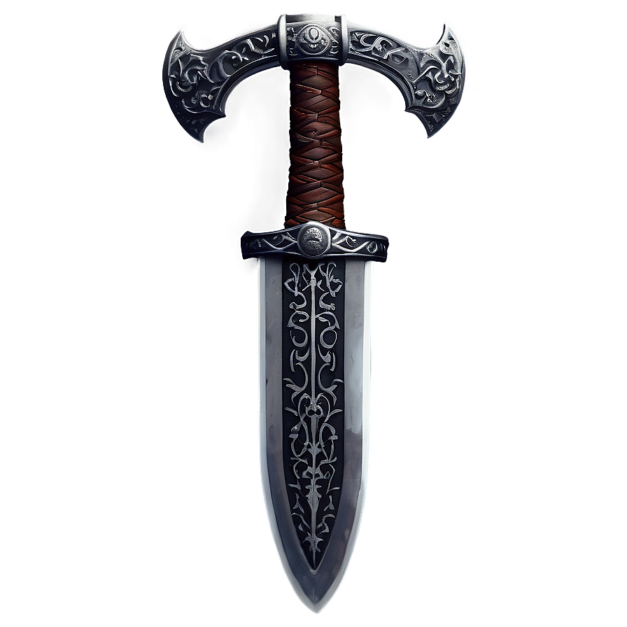 Viking Warrior Sword Png Onh22 PNG Image