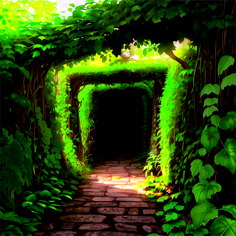 Vine Infested Pathway Png 98 PNG Image