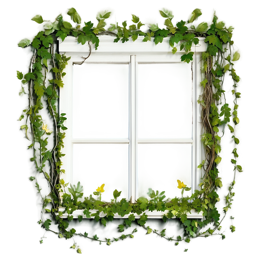 Vine Overgrown Window Png 82 PNG Image