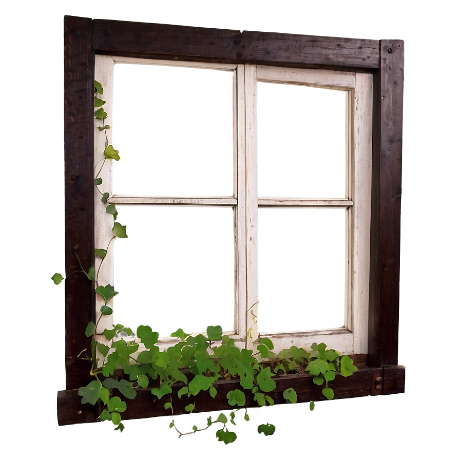 Vine Overgrown Window Png Ajs91 PNG Image