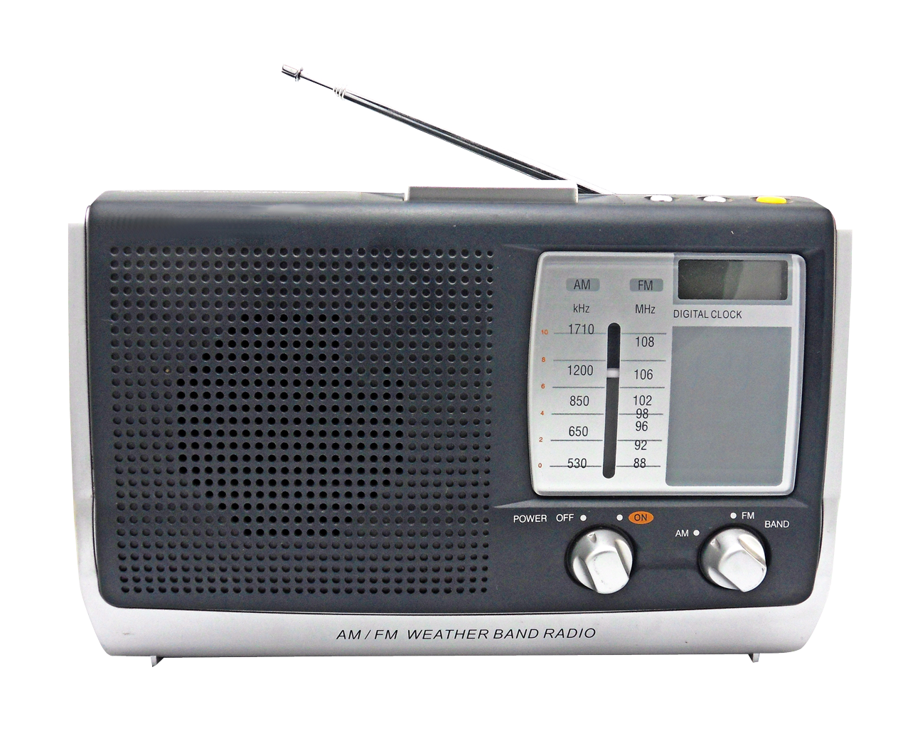 Vintage A M F M Weather Band Radio PNG Image