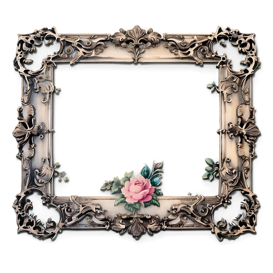 Vintage Aesthetic Frame Png 06272024 PNG Image