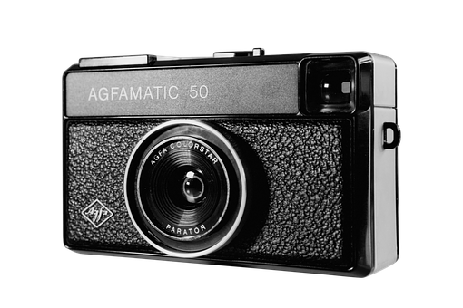 Vintage Agfa Agfmatic50 Camera PNG Image