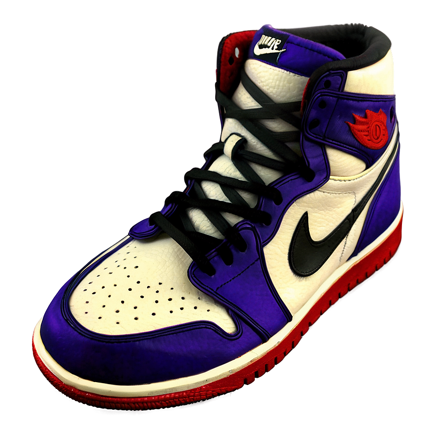 Vintage Air Jordan 1 Model Png Uyw PNG Image