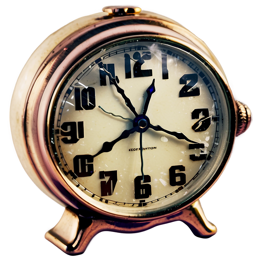 Vintage Alarm Clock Png Wva39 PNG Image