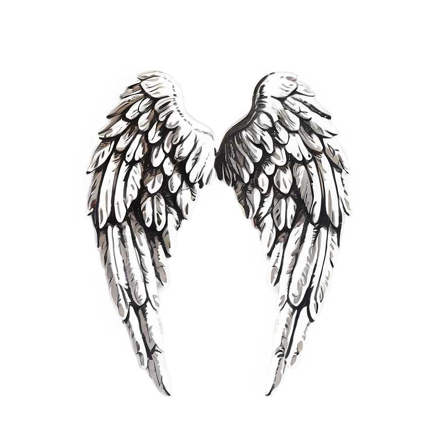 Vintage Angel Wings Graphic Png 85 PNG Image