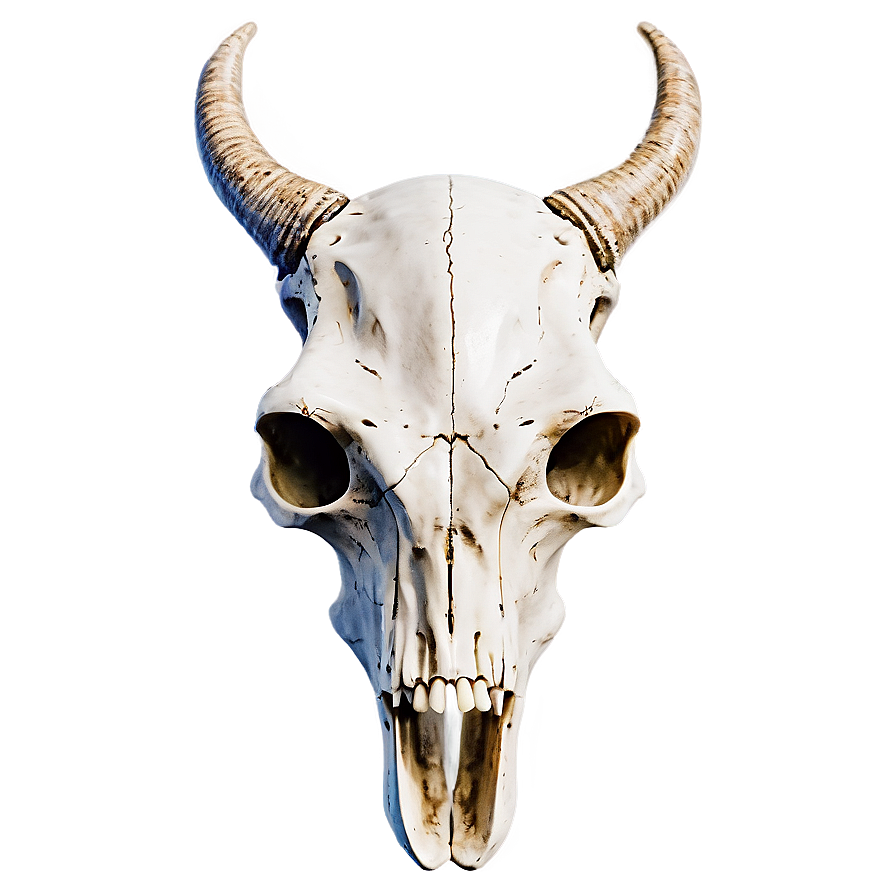 Vintage Animal Skull Graphic Png 06282024 PNG Image