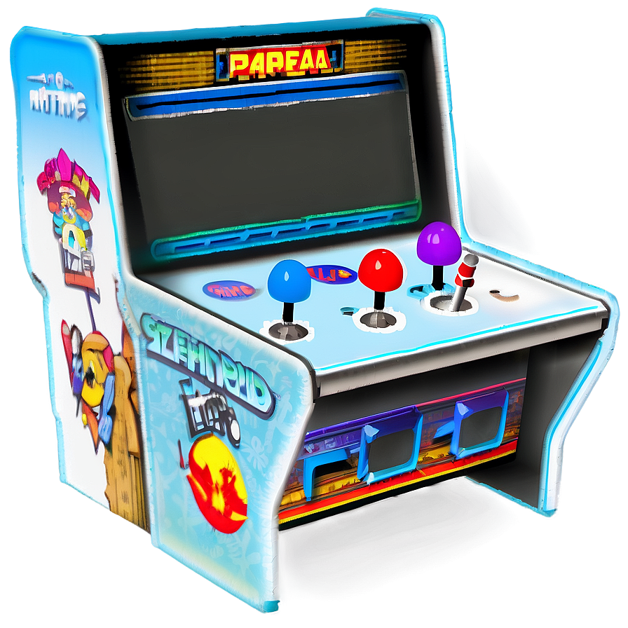 Vintage Arcade Console Png 05242024 PNG Image