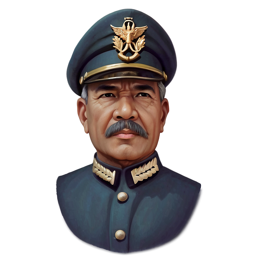 Vintage Army General Png Dtu PNG Image