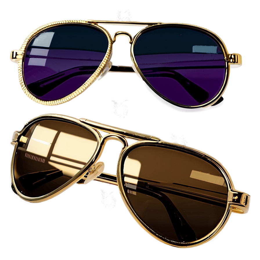 Vintage Aviator Glasses Png Ibt19 PNG Image