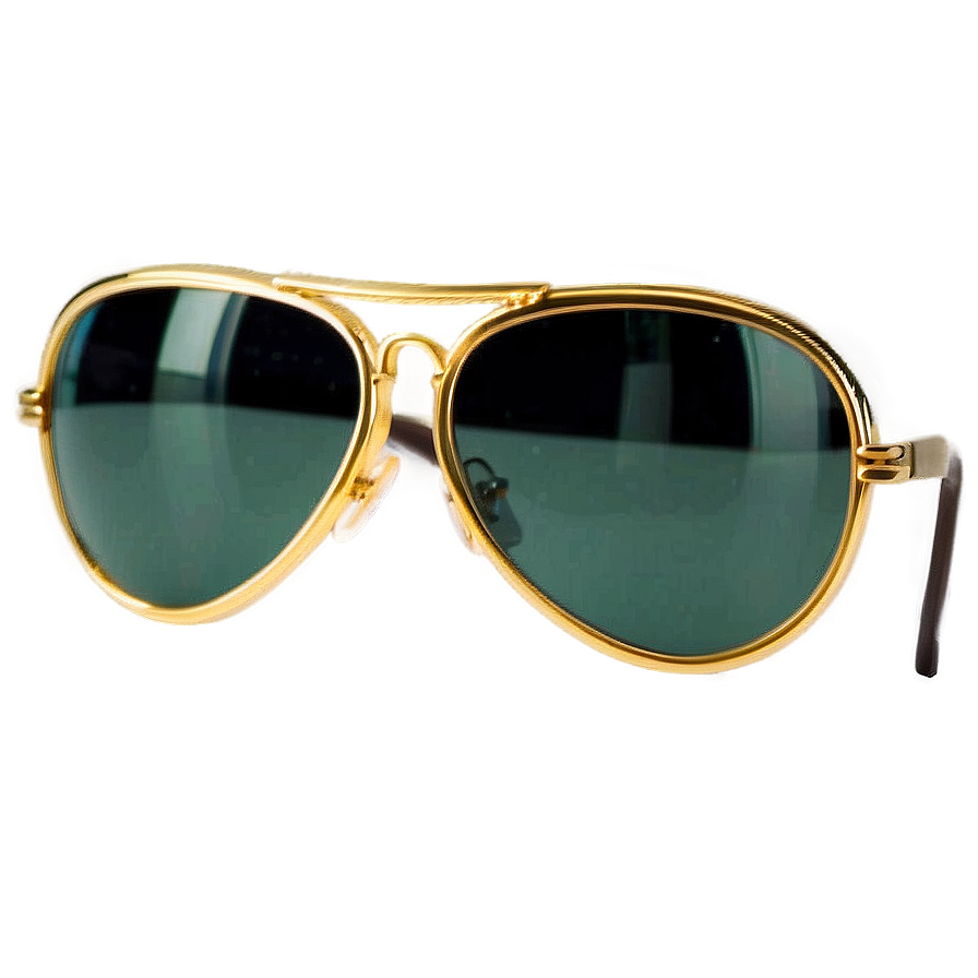 Vintage Aviator Glasses Png Qib36 PNG Image