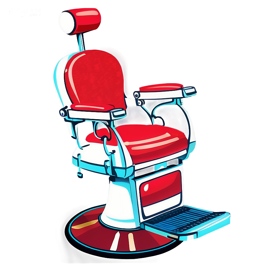 Vintage Barber Chair Png Sxp2 PNG Image