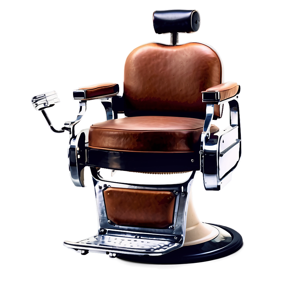 Vintage Barber Chair Png Yaq PNG Image