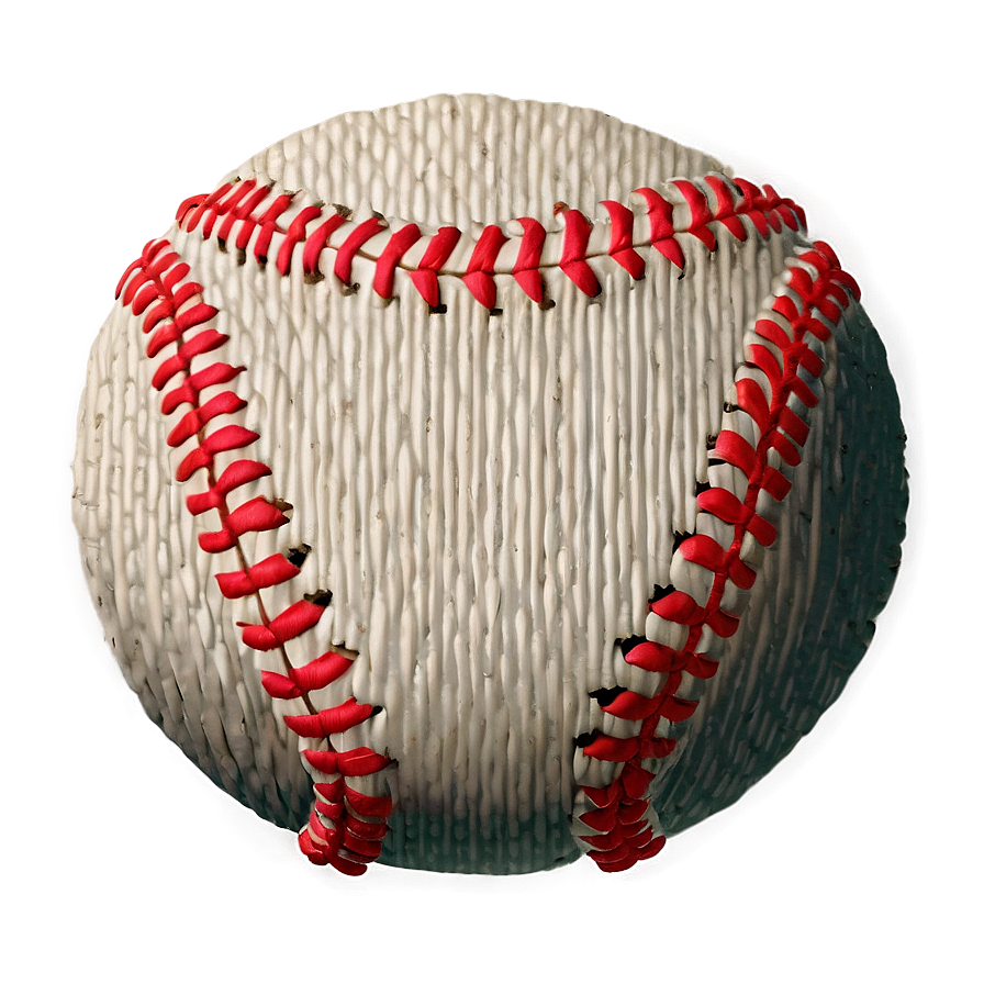 Vintage Baseball Stitch Illustration Png 06132024 PNG Image