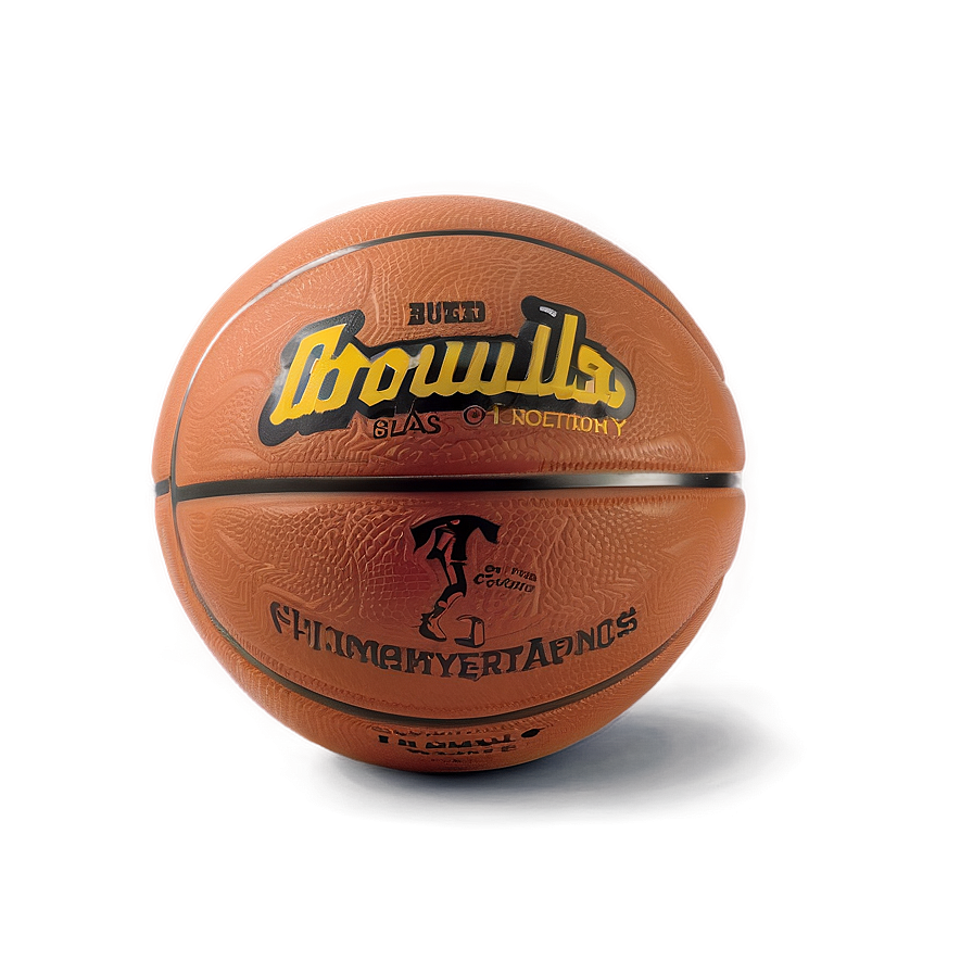 Vintage Basketball Png Jrb PNG Image