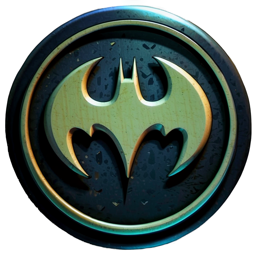 Vintage Batman Logo Art Png Ugs PNG Image