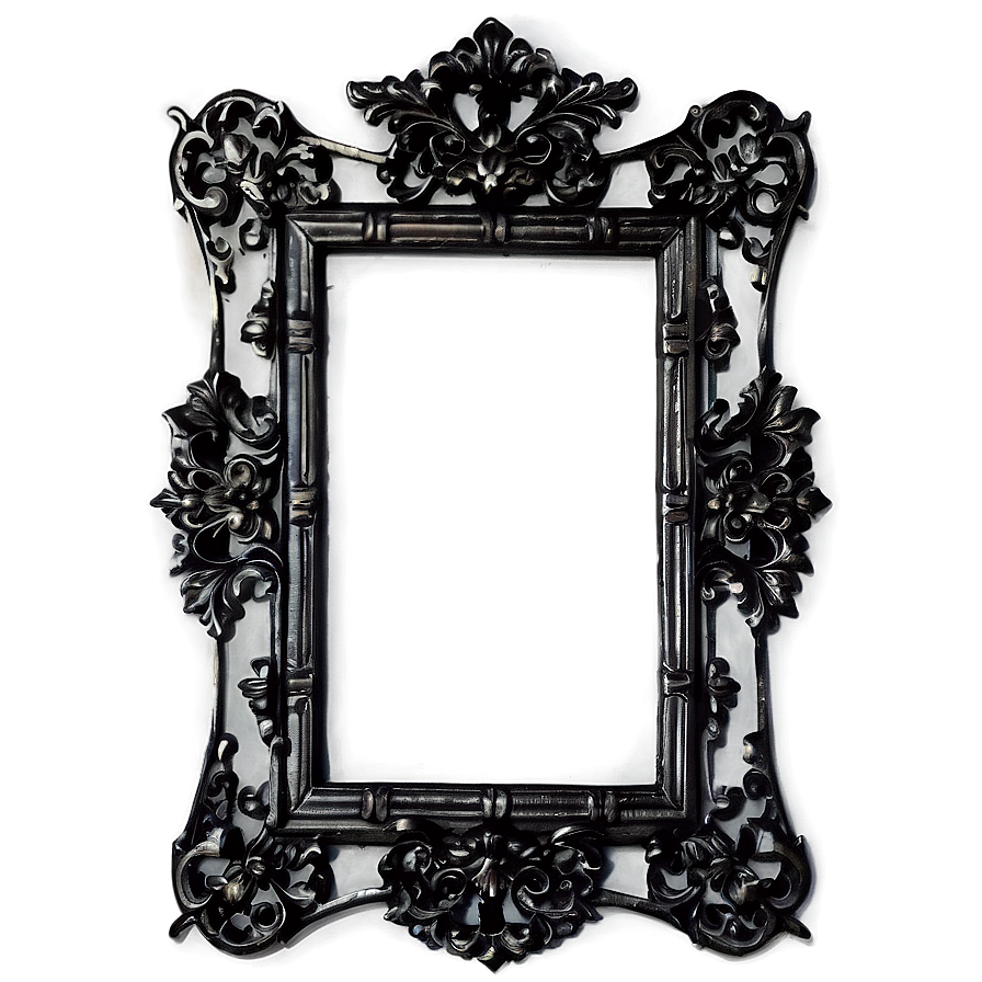 Vintage Black Frame Png Omb94 PNG Image