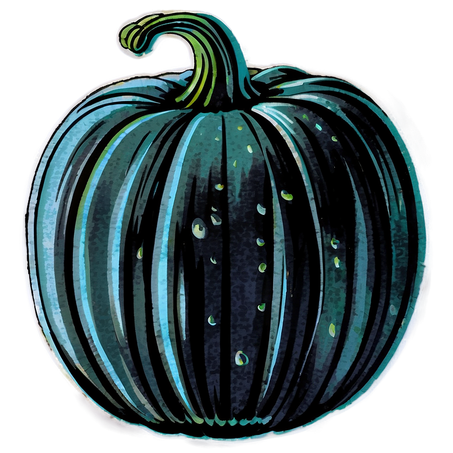 Vintage Black Pumpkin Png 06282024 PNG Image