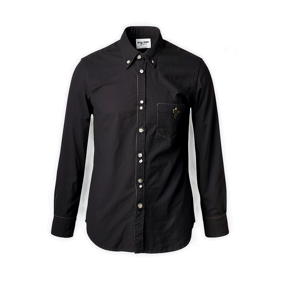 Vintage Black Shirt Png 47 PNG Image