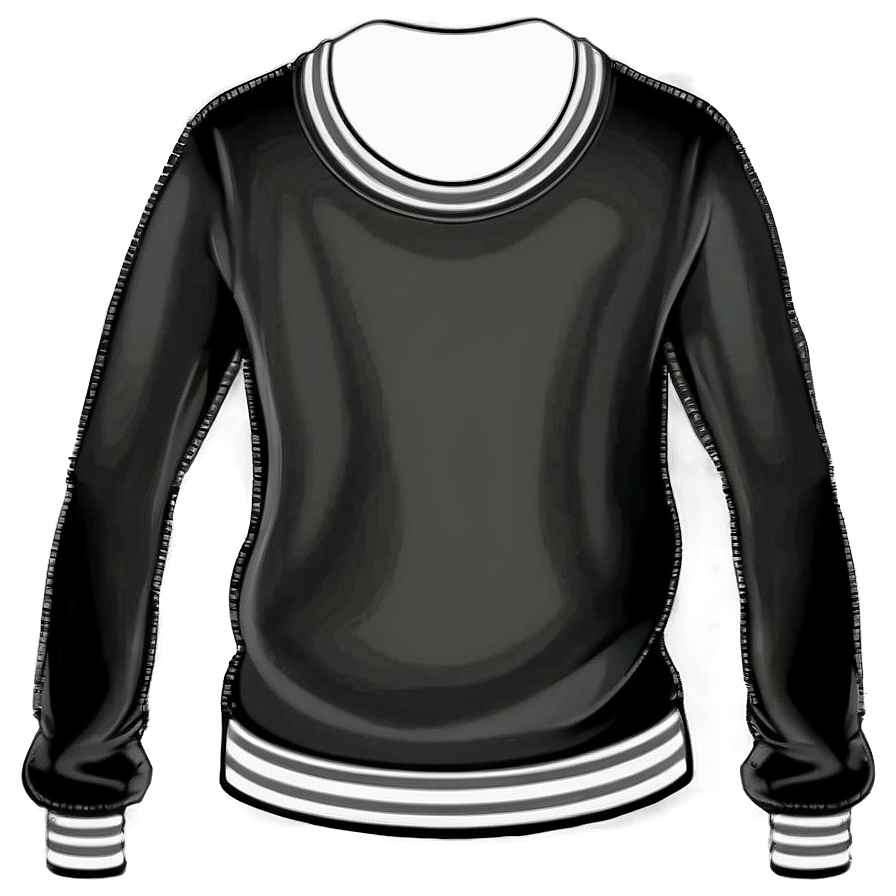 Vintage Black Sweatshirt Design Png 45 PNG Image