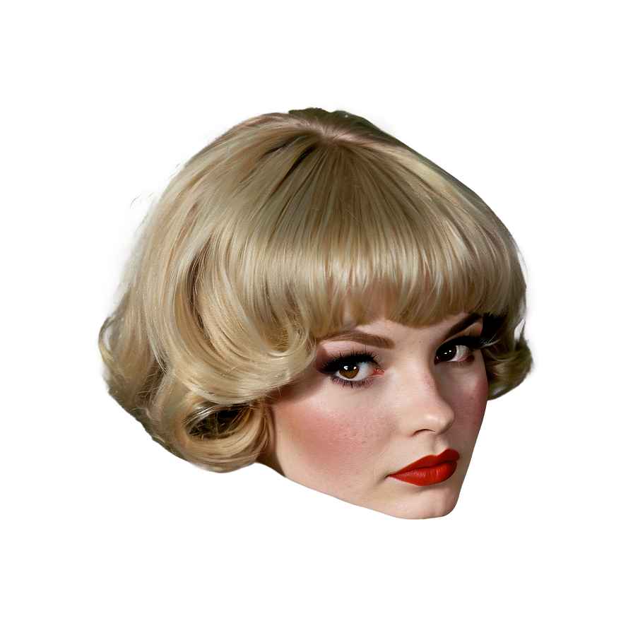 Vintage Blonde Bangs Png Ipf42 PNG Image