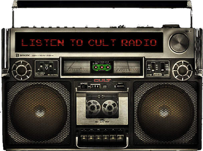 Vintage Boombox Cult Radio PNG Image