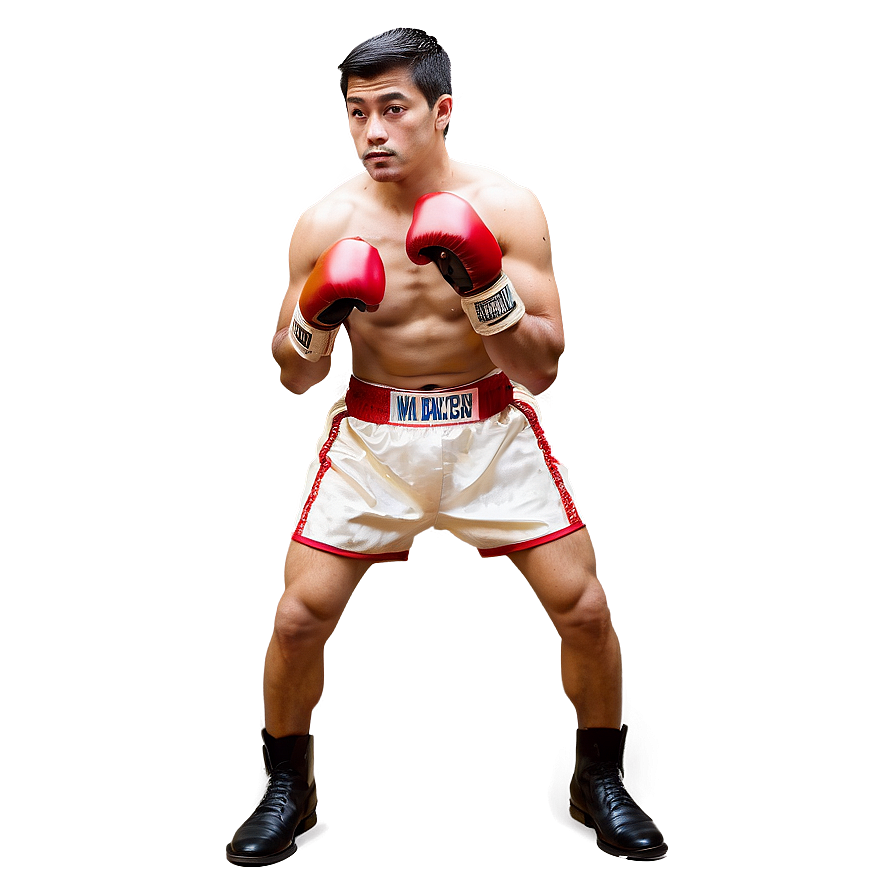 Vintage Boxer Stance Png Ehe88 PNG Image