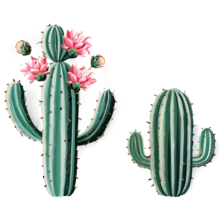 Vintage Cactus Png Iwb11 PNG Image