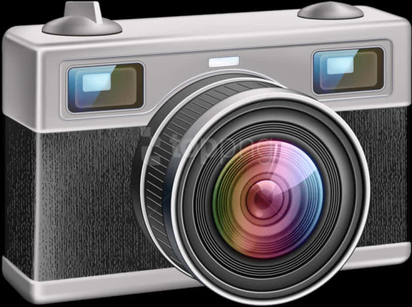 Vintage Camera Illustration PNG Image