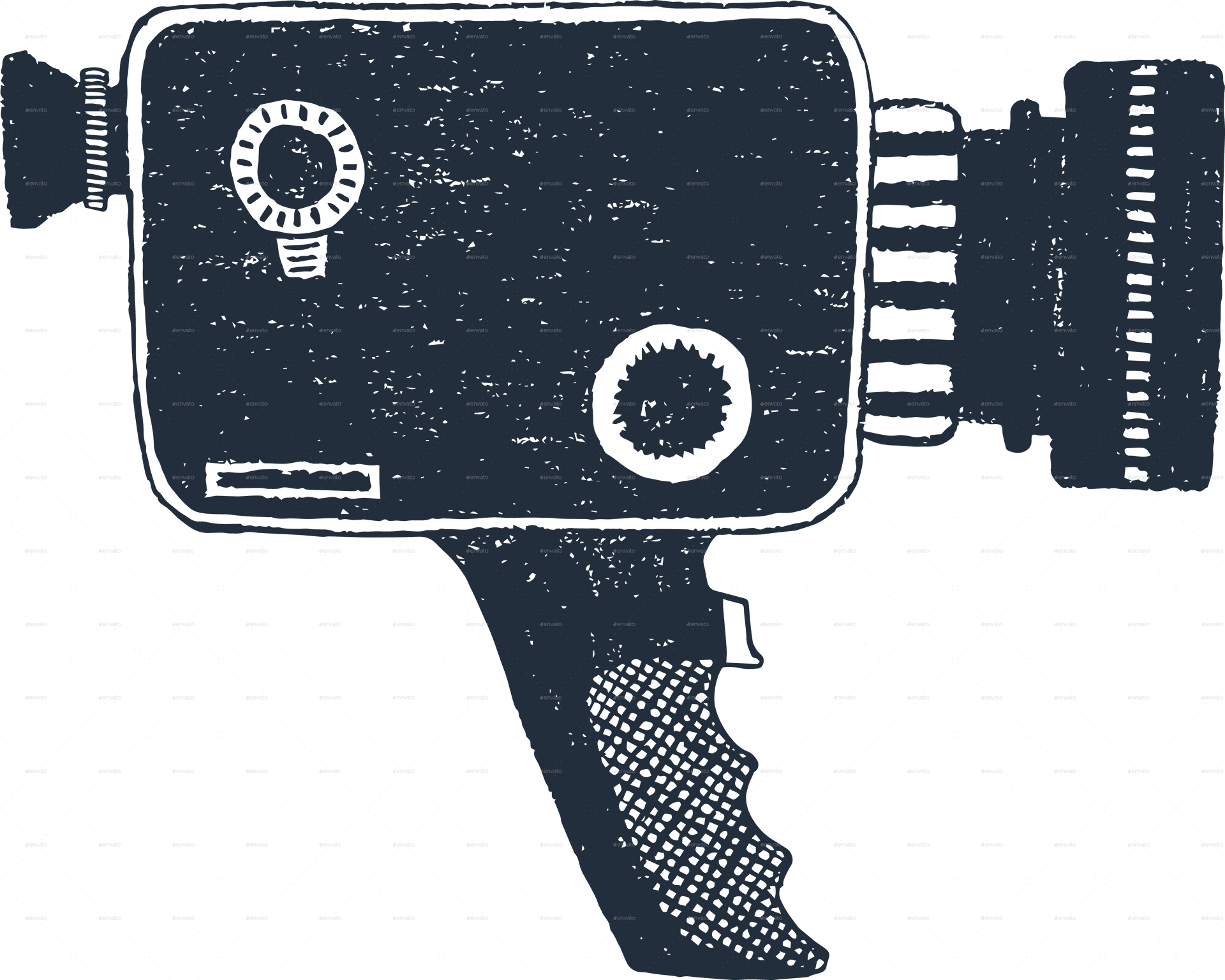 Vintage Camera Vector Illustration PNG Image